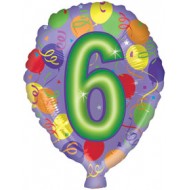 Age 6 Birthday Balloon